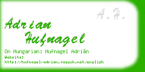 adrian hufnagel business card